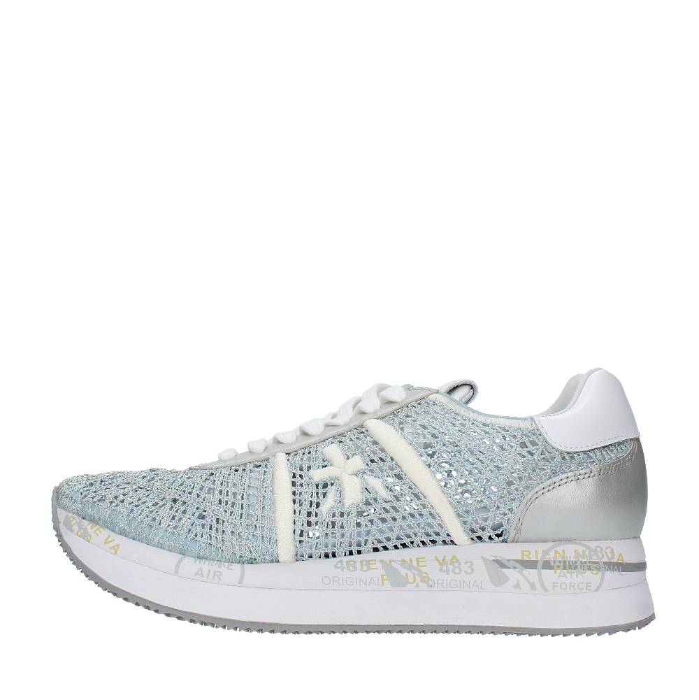 PREMIATA Sneakers in pelle e tessuto