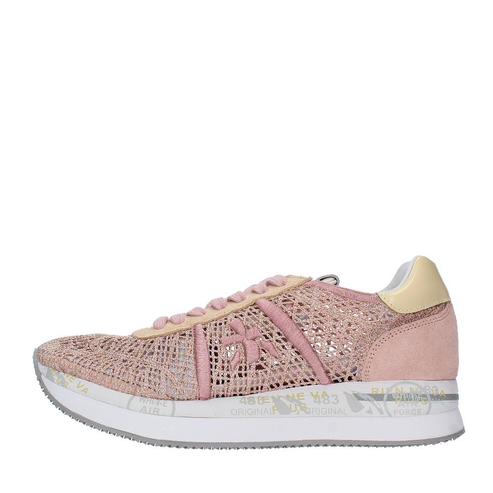 PREMIATA Sneakers in pelle e tessuto