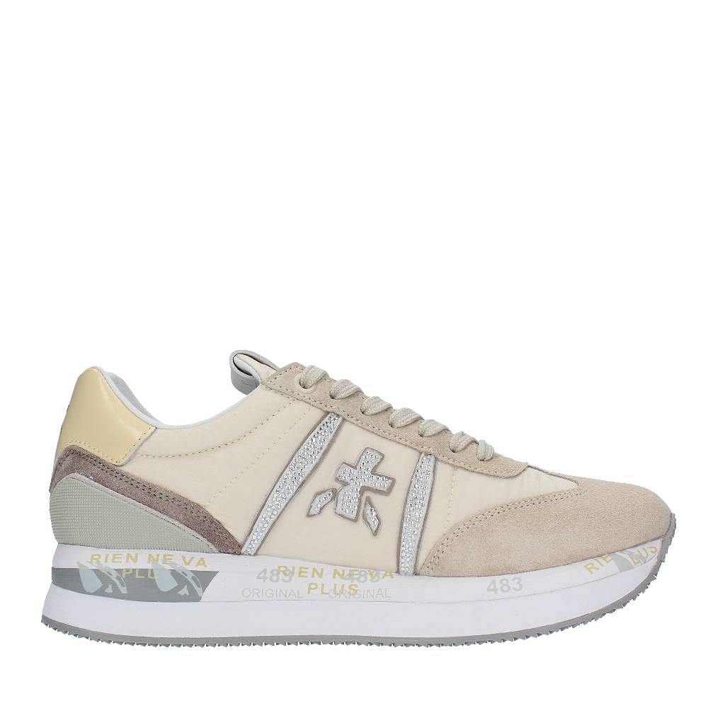 PREMIATA Sneakers in pelle, camoscio e tessuto Italy