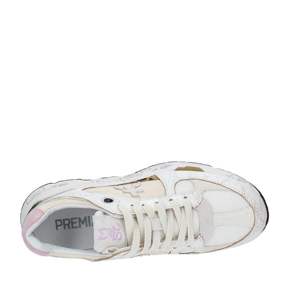 PREMIATA Sneakers in pelle, camoscio e tessuto Italia