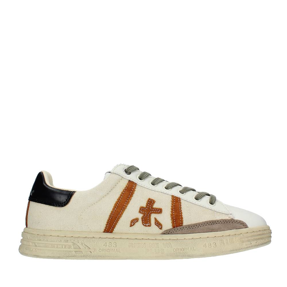 PREMIATA Sneakers in pelle e tessuto Vendita