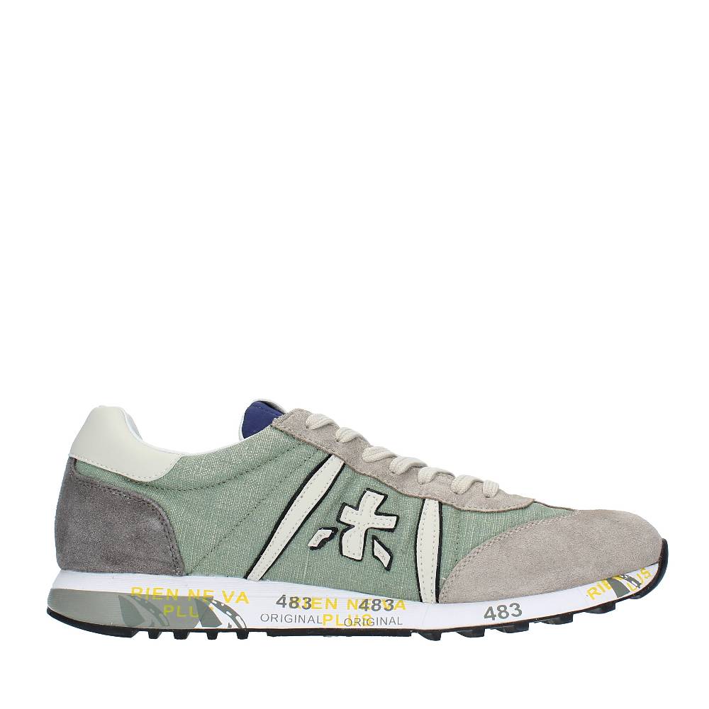 PREMIATA Sneakers in camoscio e tessuto Negozi Online