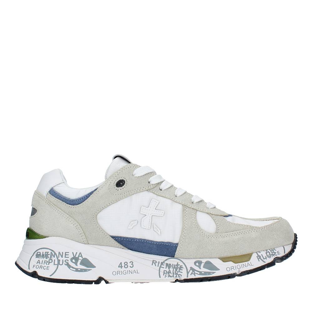 PREMIATA Sneakers in pelle, camoscio e tessuto Prezzo Ridotto