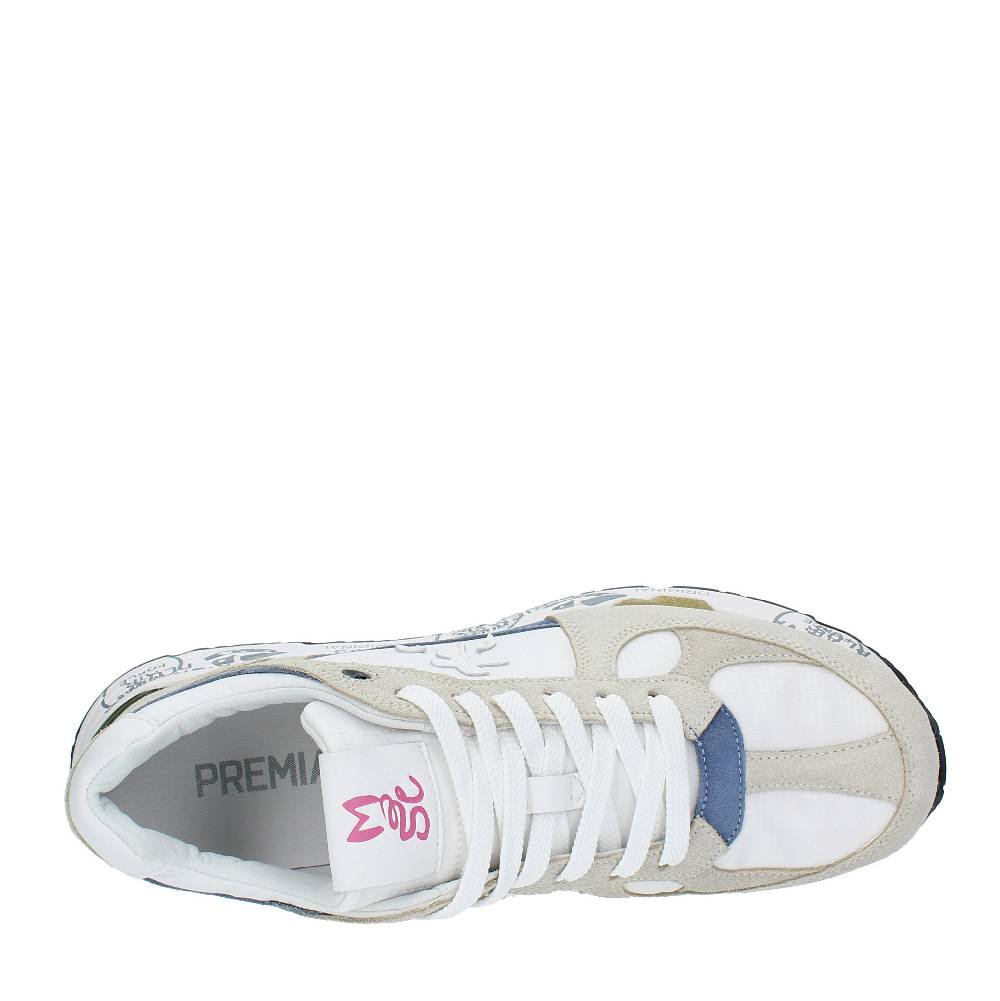 PREMIATA Sneakers in pelle, camoscio e tessuto Prezzo Ridotto