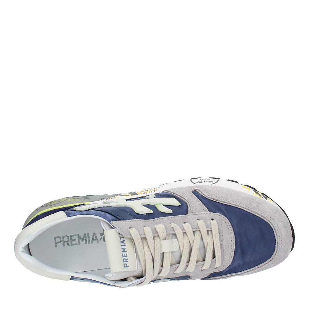 PREMIATA Sneakers in pelle, camoscio e tessuto Presa