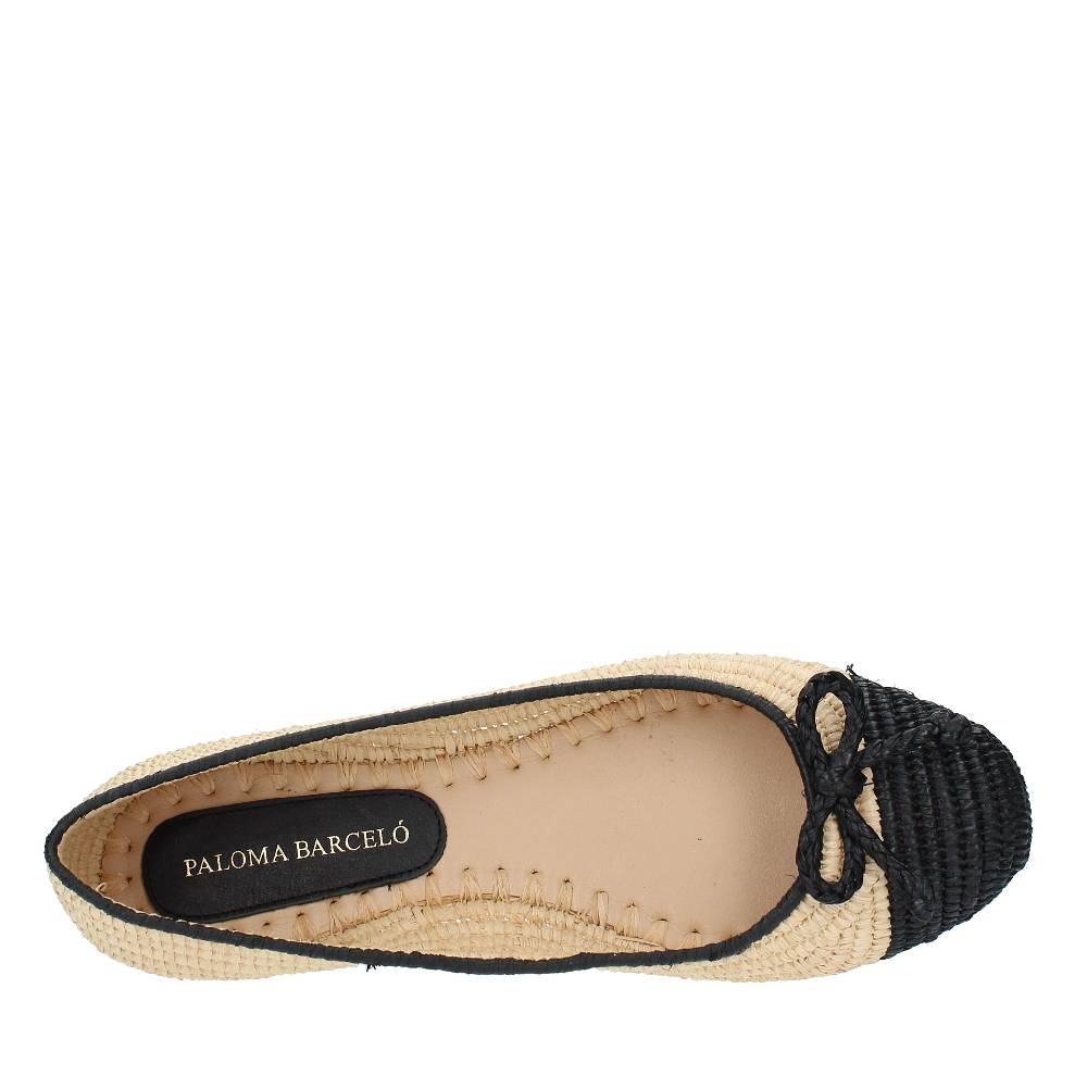 PALOMA BARCELO Ballerine modello IDARA in rafia Outlet
