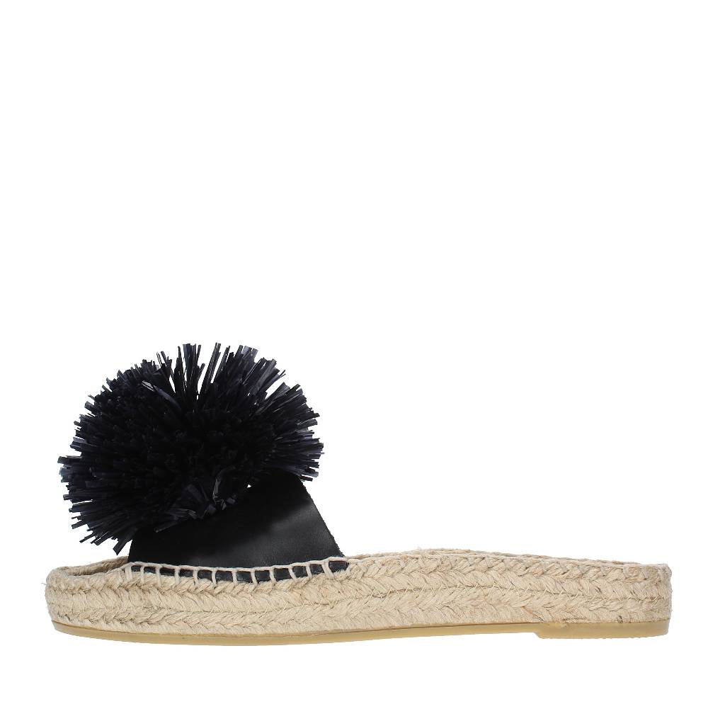 PALOMA BARCELO Mules modello FUJI in pelle e rafia Offerte