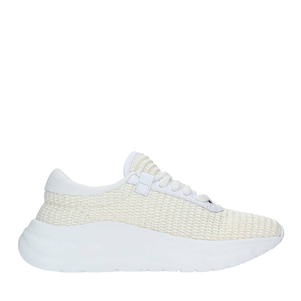 CASADEI Sneakers CASADEI modello MIA in pelle e rafia Spedizione gratuita