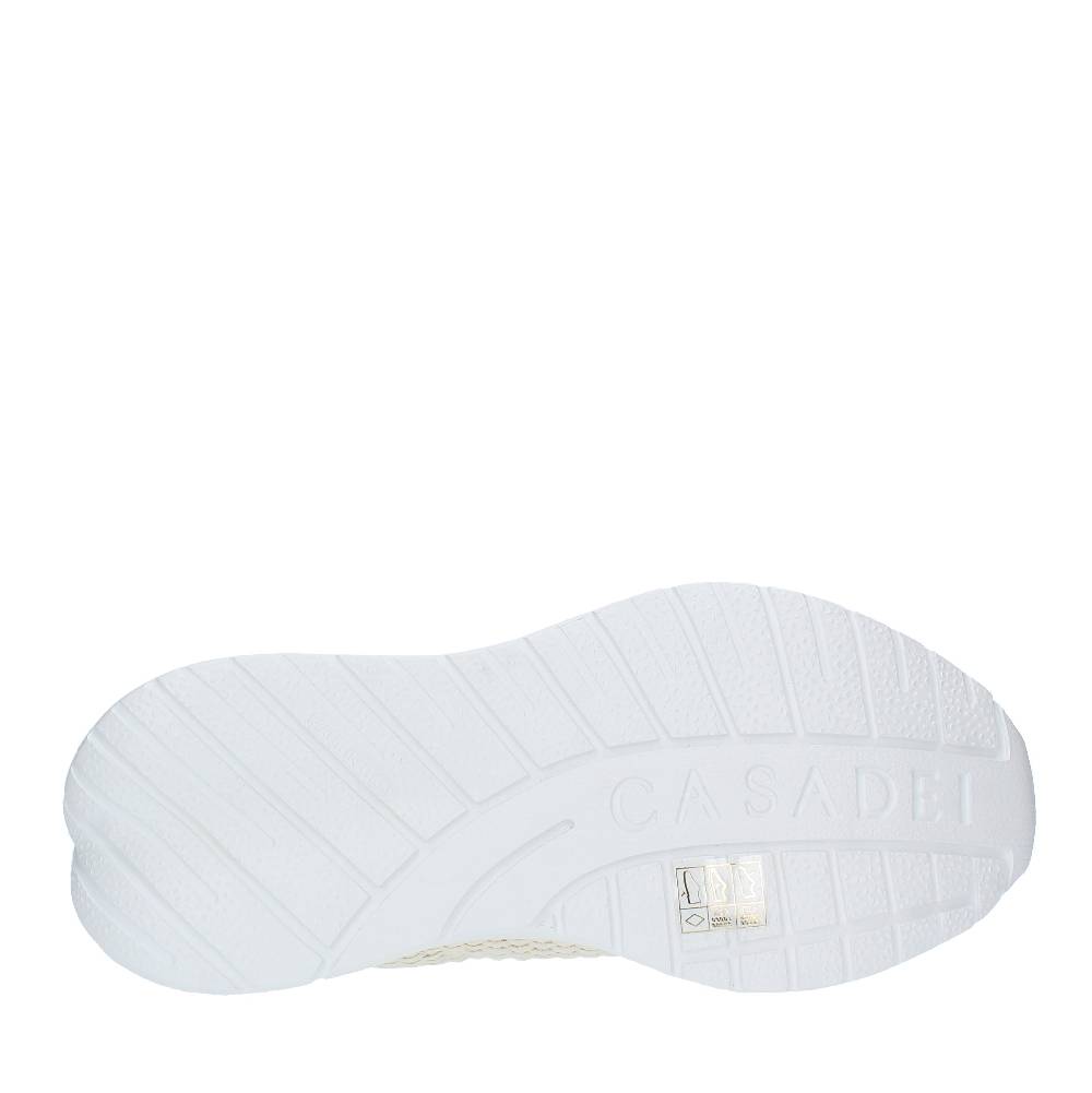 CASADEI Sneakers CASADEI modello MIA in pelle e rafia Spedizione gratuita