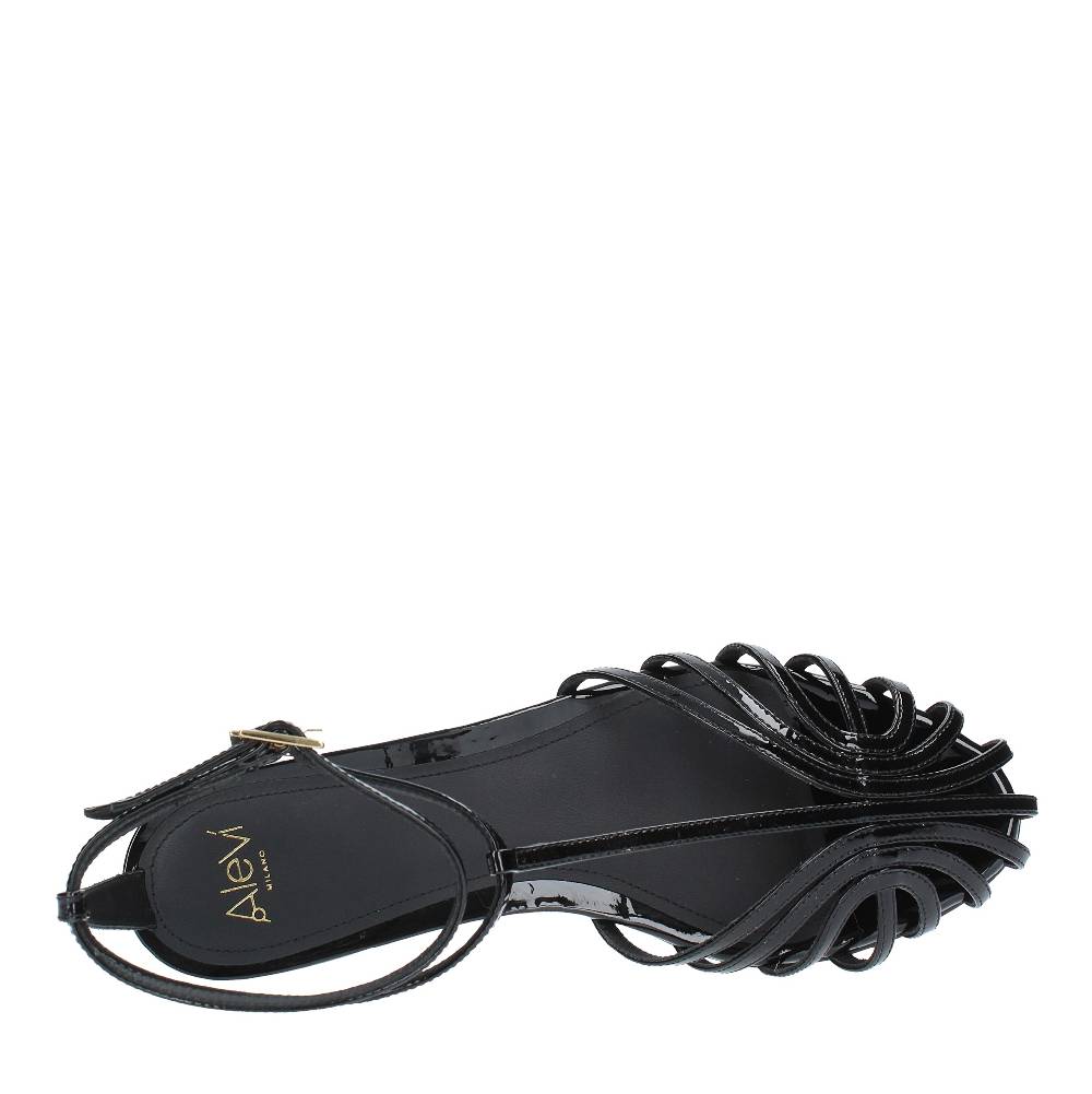 ALEVI MILANO Sandali flat in pelle Smaltimento dello stoccaggio