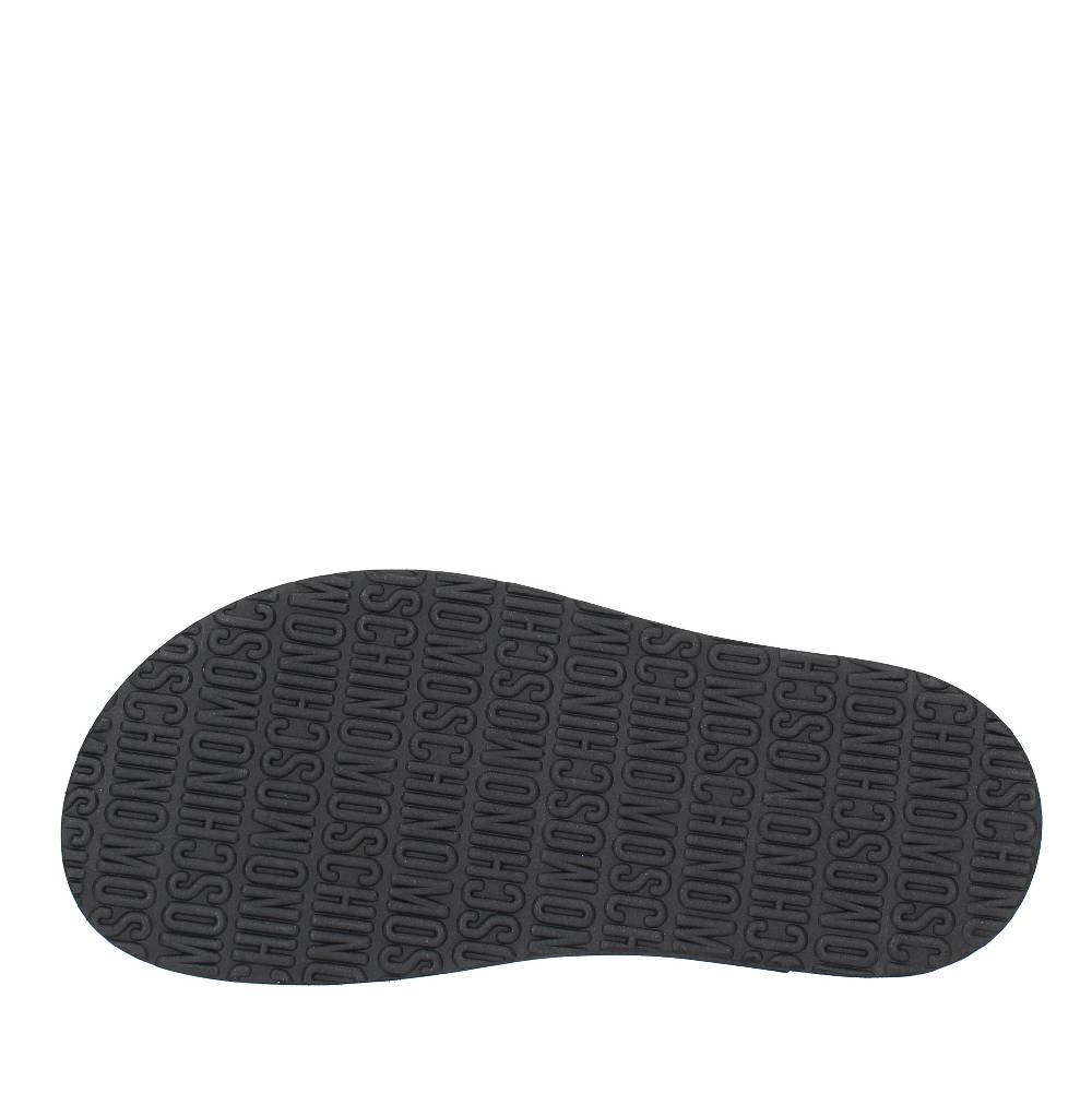 MOSCHINO COUTURE Sandali Flat in pelle Nuovi prodotti