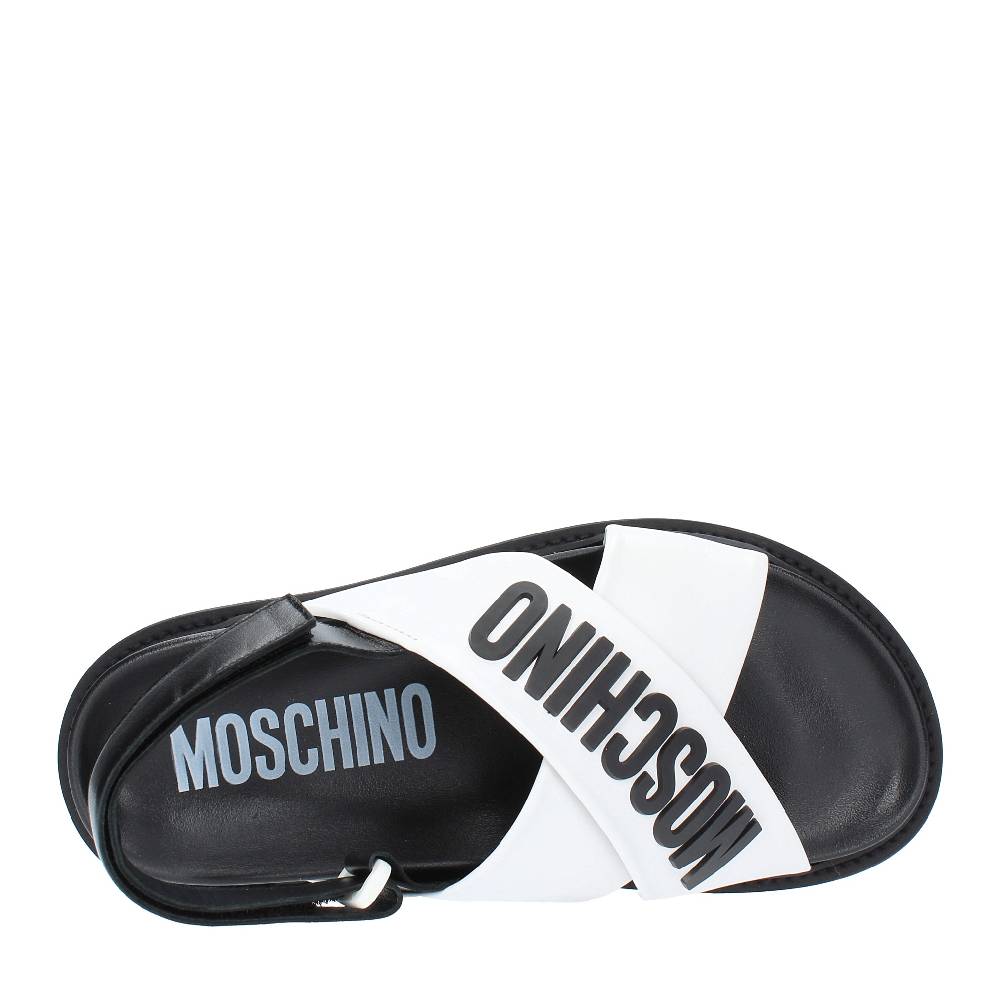 MOSCHINO COUTURE Sandali Flat in pelle Nuovi prodotti