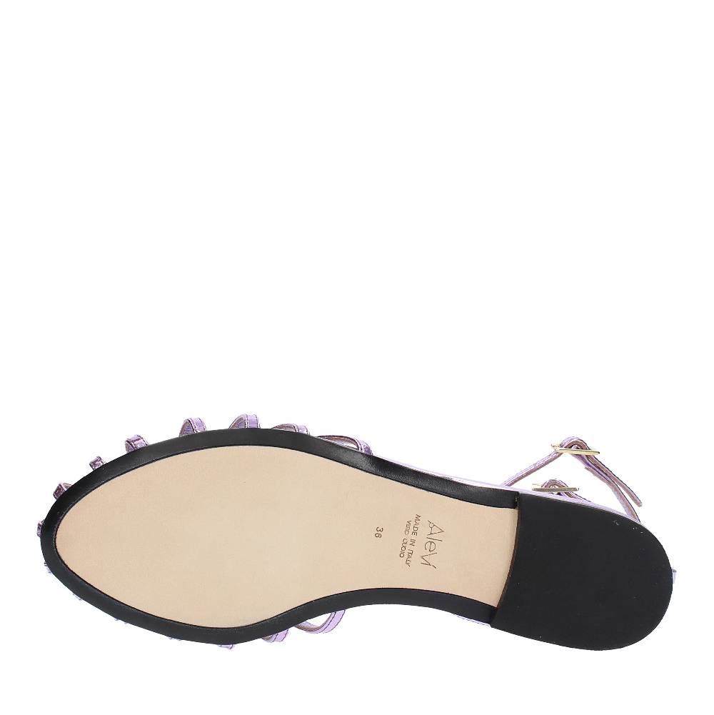 ALEVI MILANO Sandali flat in pelle Prezzo basso