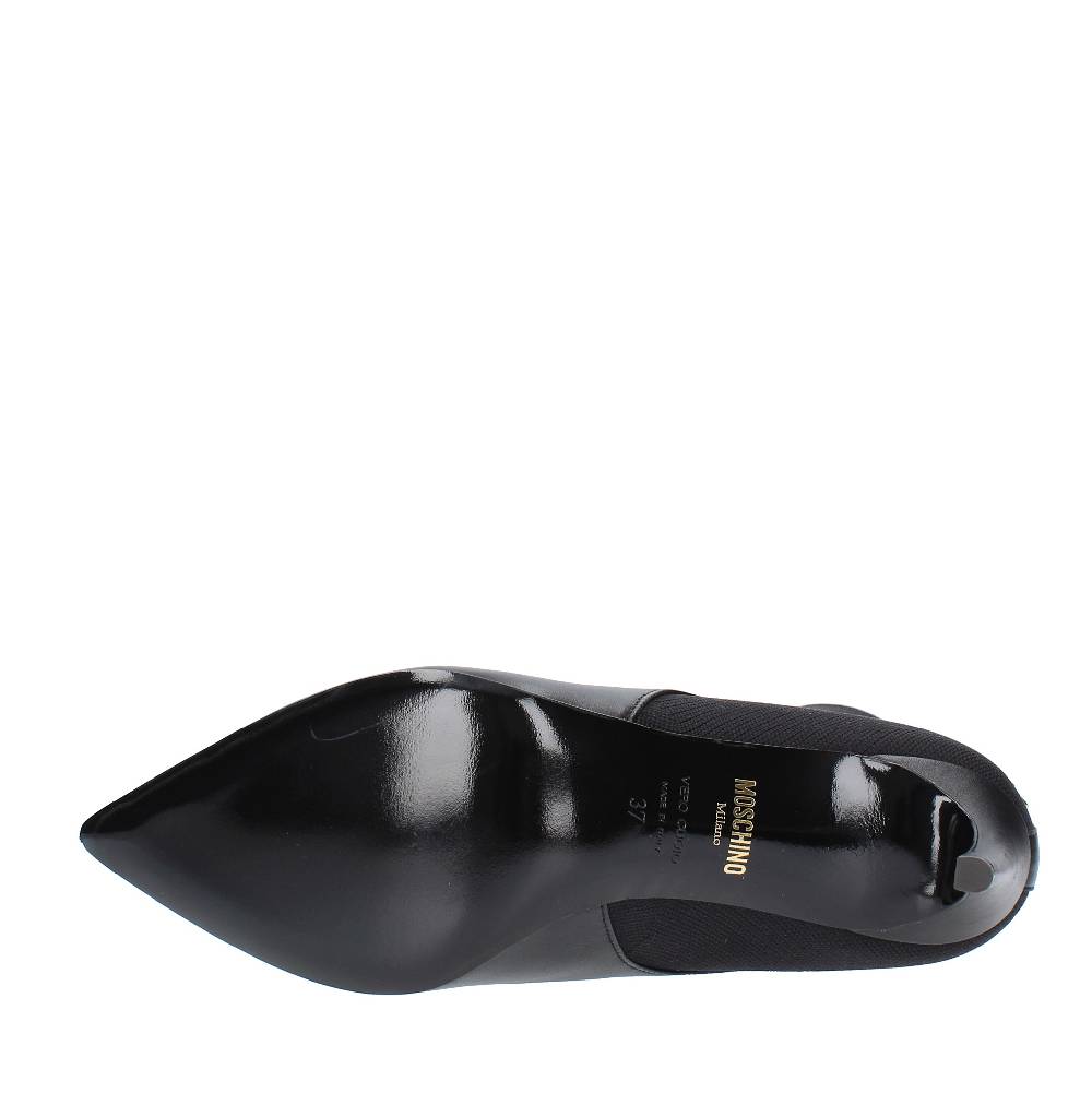 MOSCHINO COUTURE Tronchetti in tessuto e pelle Latest stili