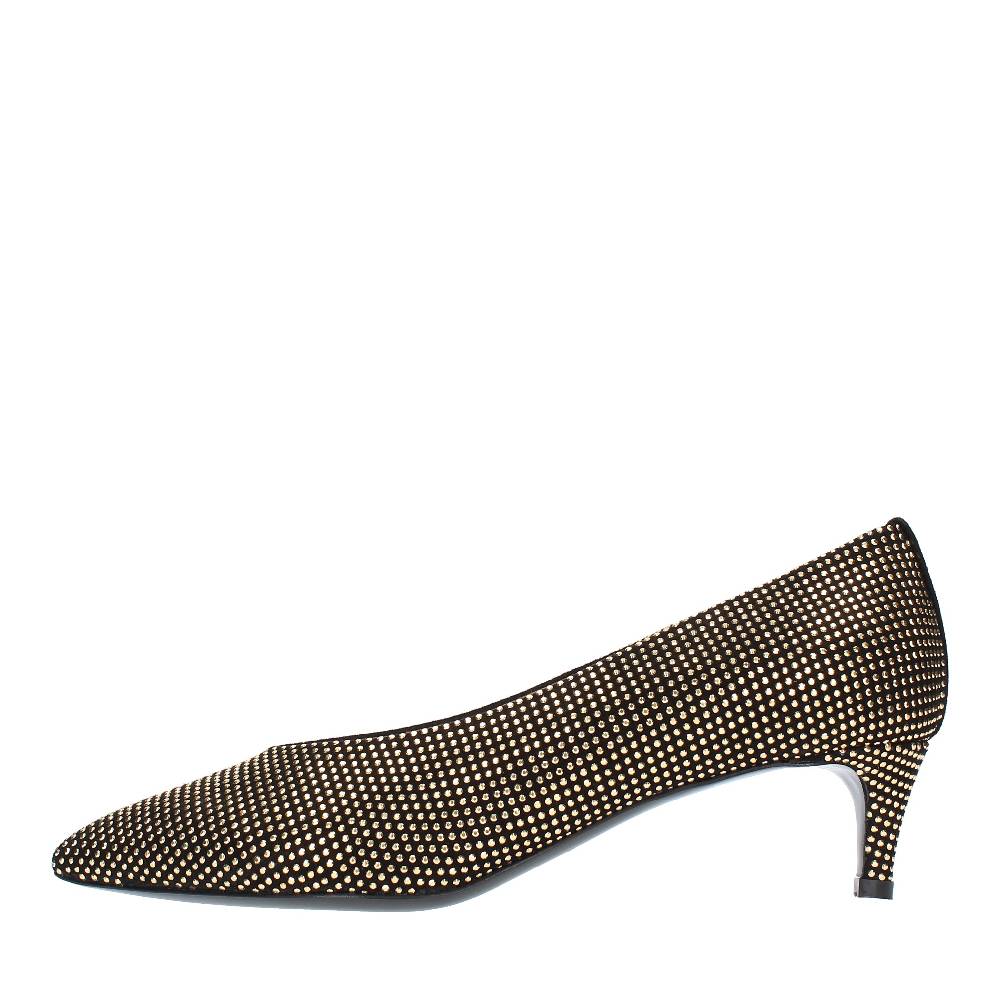 LAURENCE DACADE Décolleté in camoscio e borchie