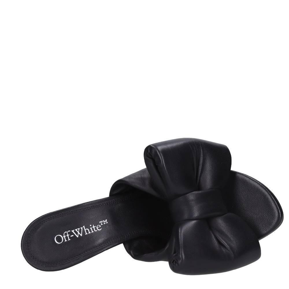 OFF-WHITE Sandali mules in pelle Fino al 55% di sconto