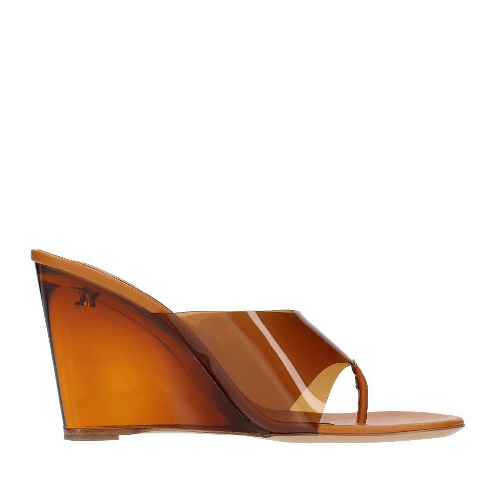 SIMON MILLER Mules infradito con zeppa in pvc e ecopelle 50% di sconto con spedizione gratuita