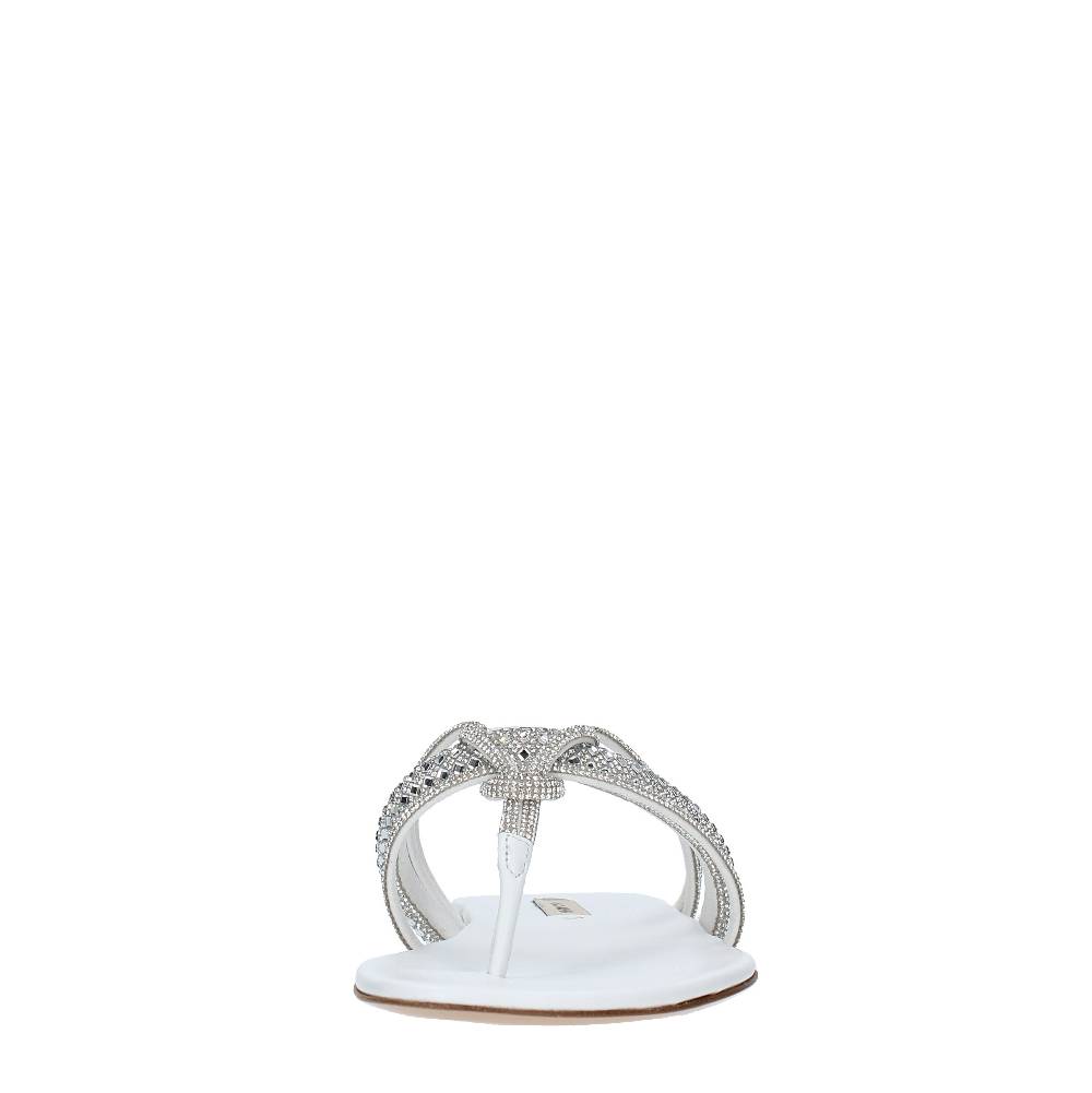 CASADEI Sandali Flat infradito CASADEI modello STRATOSPHERE tessuto strass e pelle Limitato a 3 giorni