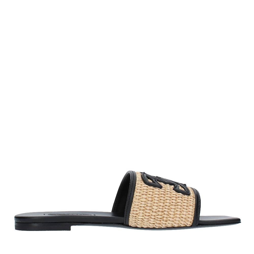 CASADEI Sandali Flat CASADEI modello PORTOFINO in pelle e raffia Esporta salva