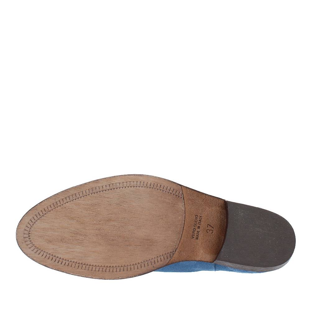 VIA ROMA 15 Stivaletti Texani modello 4035 in camoscio Sconto