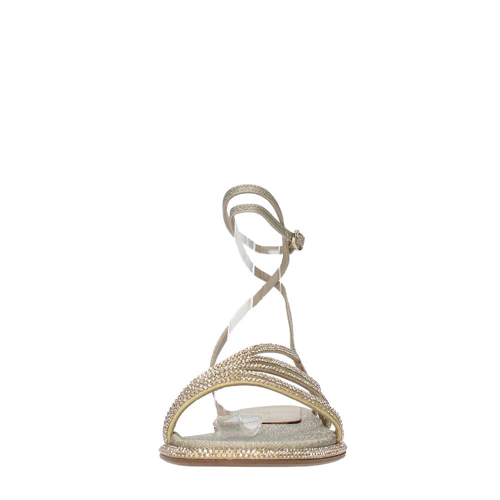 LE SILLA Sandali flat modello SCARLET in tessuto e microstrass Economico