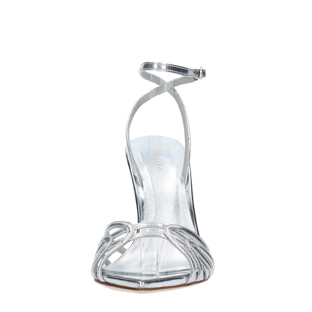 LE SILLA Sandali modello BELLA in pelle con effetto metallizzato Hotsell