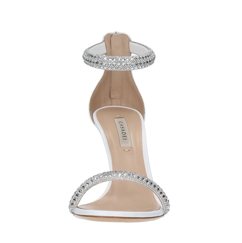 CASADEI Sandali CASADEI modello SCARLET STRATOSPHERE in pelle e decorazione di cristalli Vendite Flash