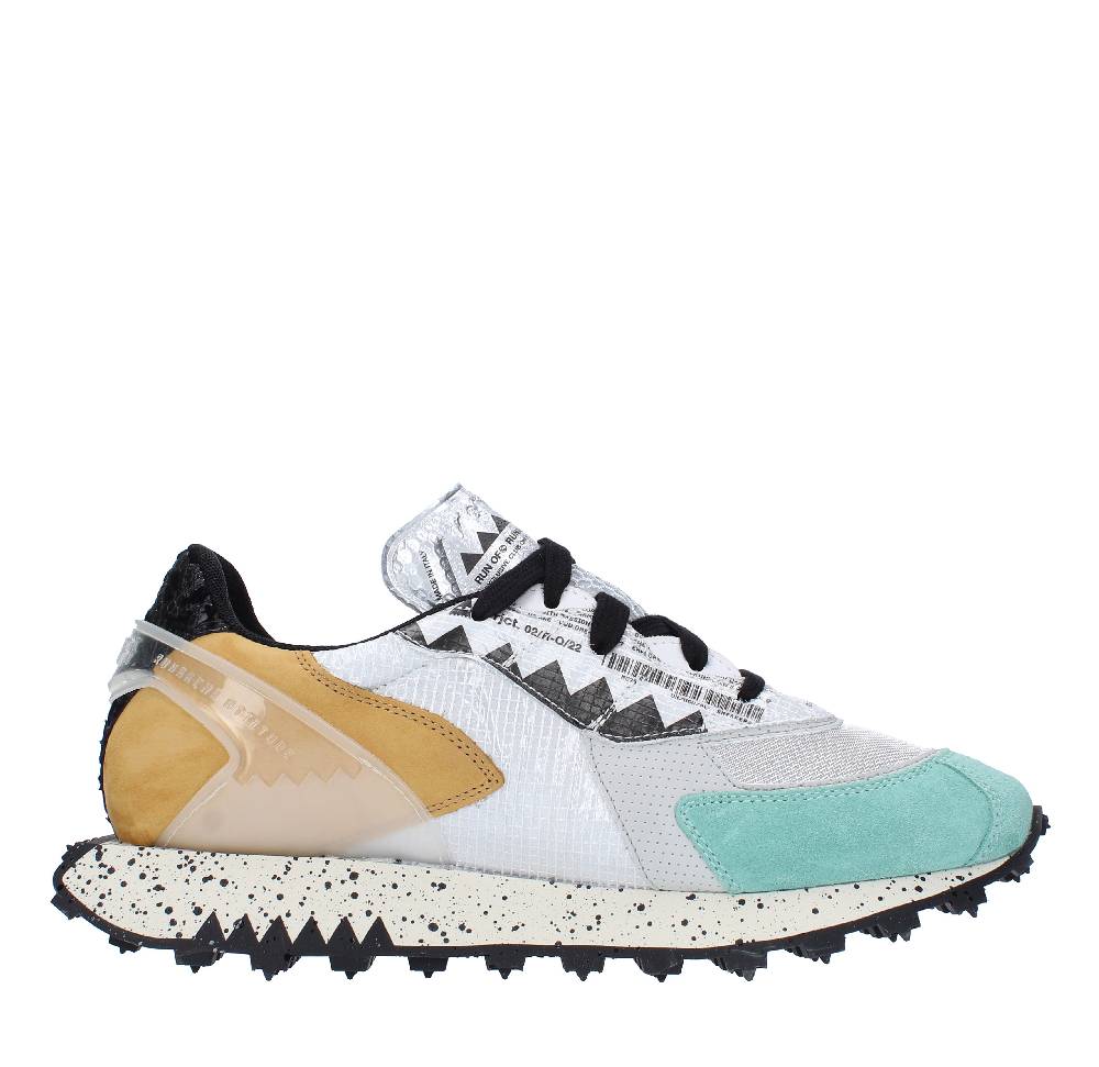RUN OF Sneakers modello 40038 RUN OF in pelle camoscio e tessuto In Saldo