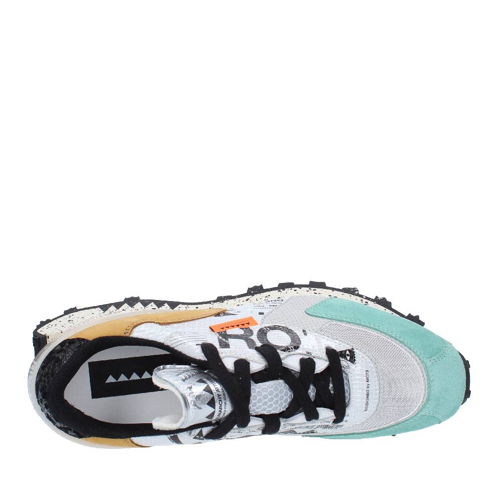 RUN OF Sneakers modello 40038 RUN OF in pelle camoscio e tessuto In Saldo