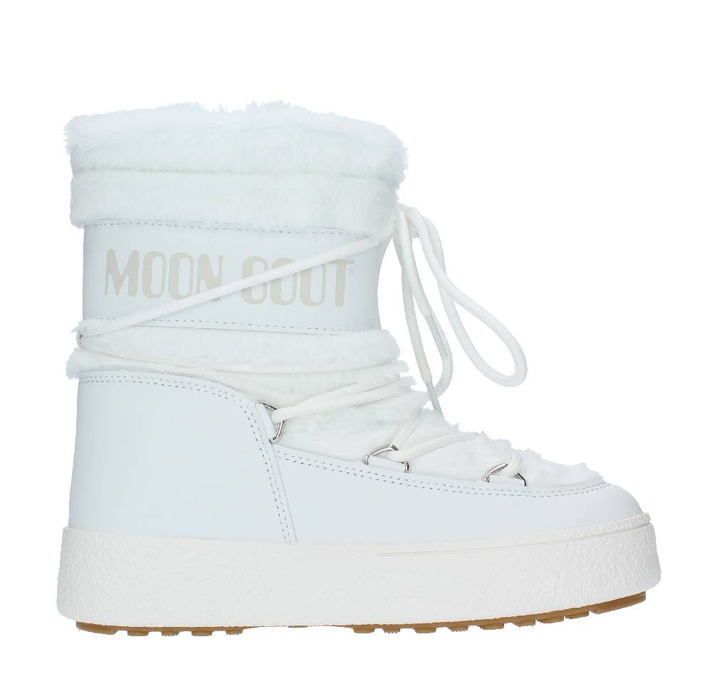 MOON BOOT Stivaletti da neve modello LTRACK FAUX FUR MOON BOOT in ecopelliccia e nylon tecnico idrorepellente Sconto di tempo limitato
