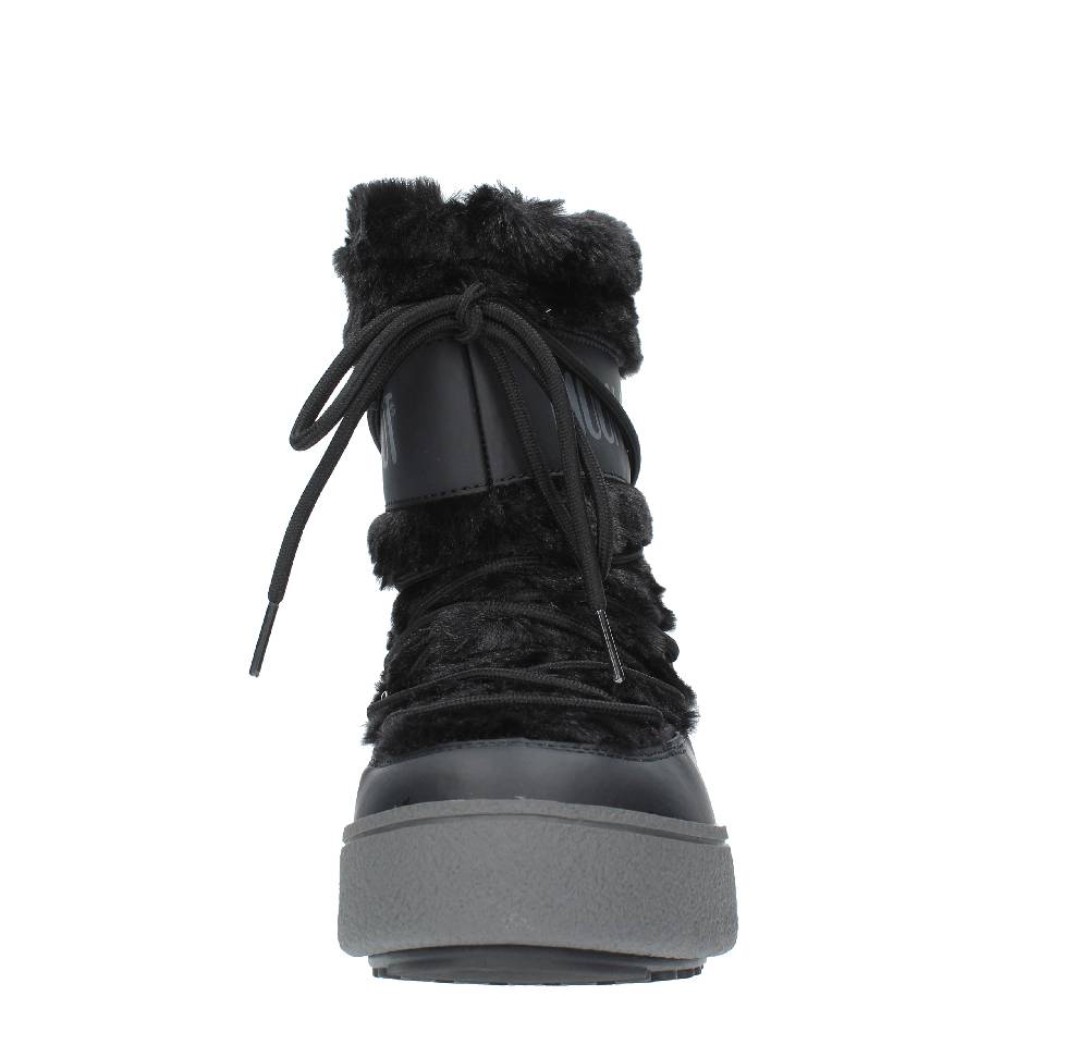 MOON BOOT Stivaletti da neve modello LTRACK FAUX FUR MOON BOOT in ecopelliccia e nylon tecnico idrorepellente Prezzo di fabbrica