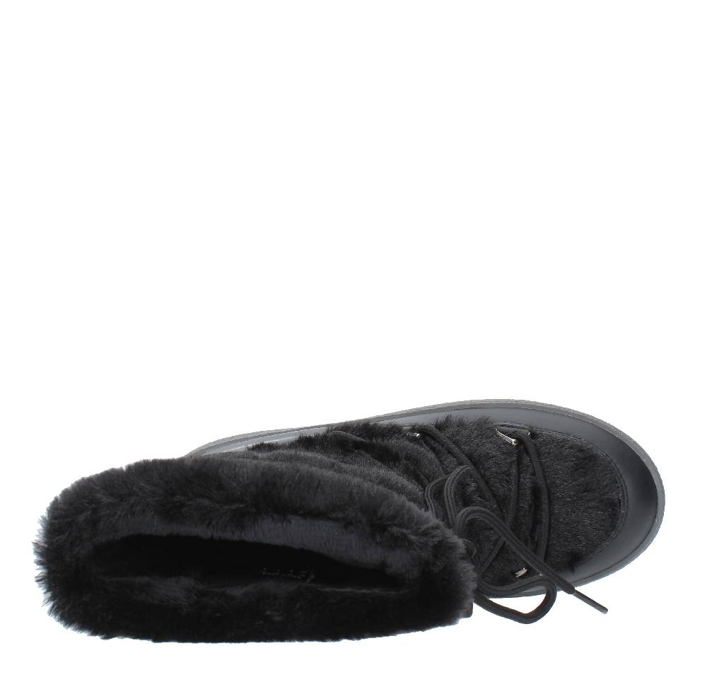 MOON BOOT Stivaletti da neve modello LTRACK FAUX FUR MOON BOOT in ecopelliccia e nylon tecnico idrorepellente Prezzo di fabbrica