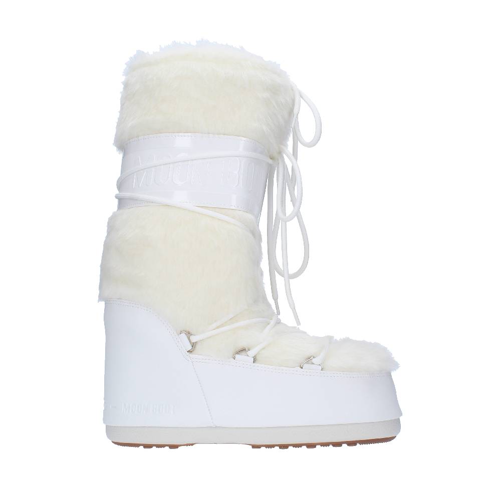 MOON BOOT Stivali da neve modello ICON FAUX FUR MOON BOOT in pelliccia sintetica Offerta natalizia