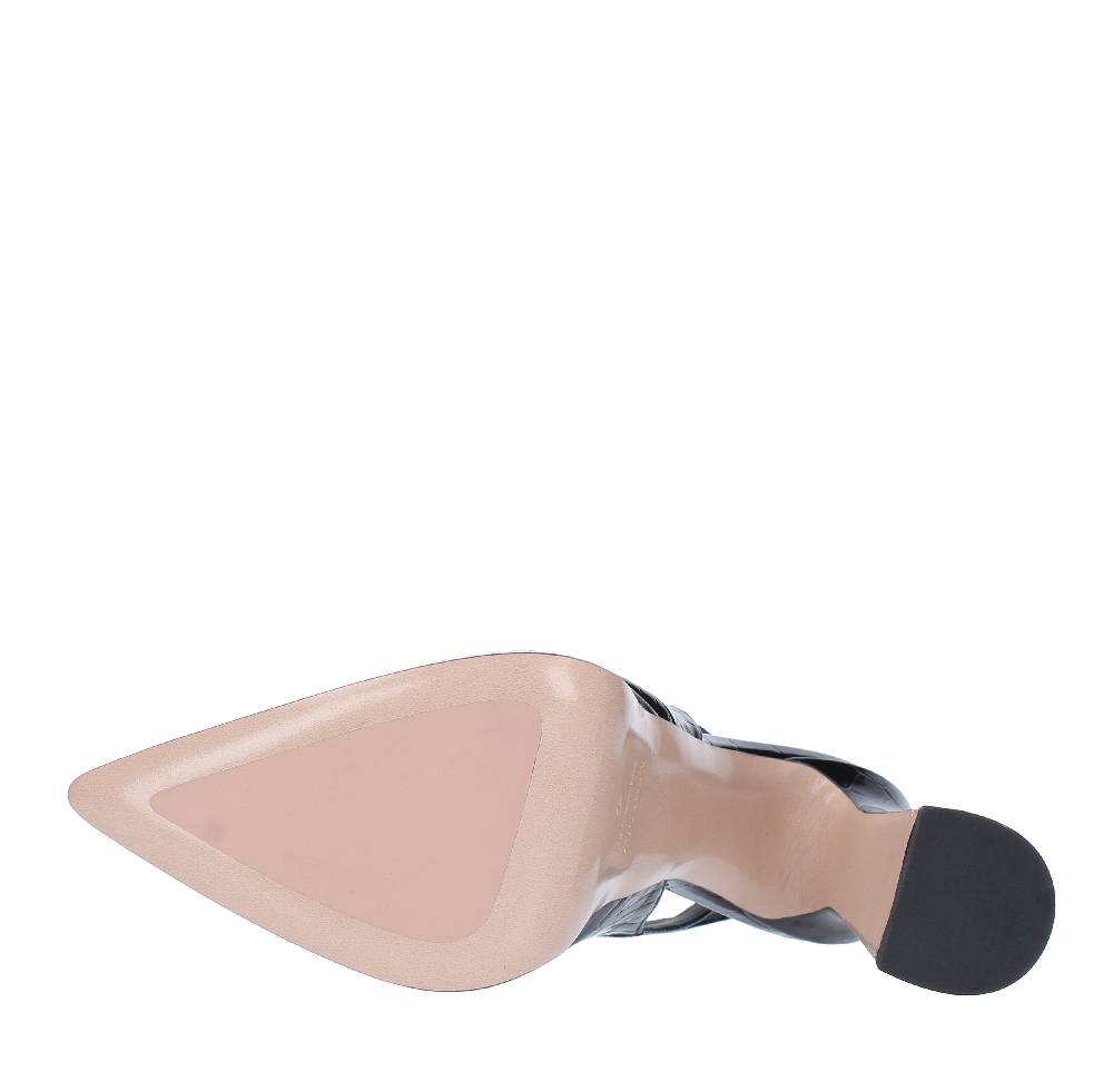LE SILLA Décolleté Slingback modello NINA160 LE SILLA in ecopelle stampa coccodrillo Offerta San Valentino