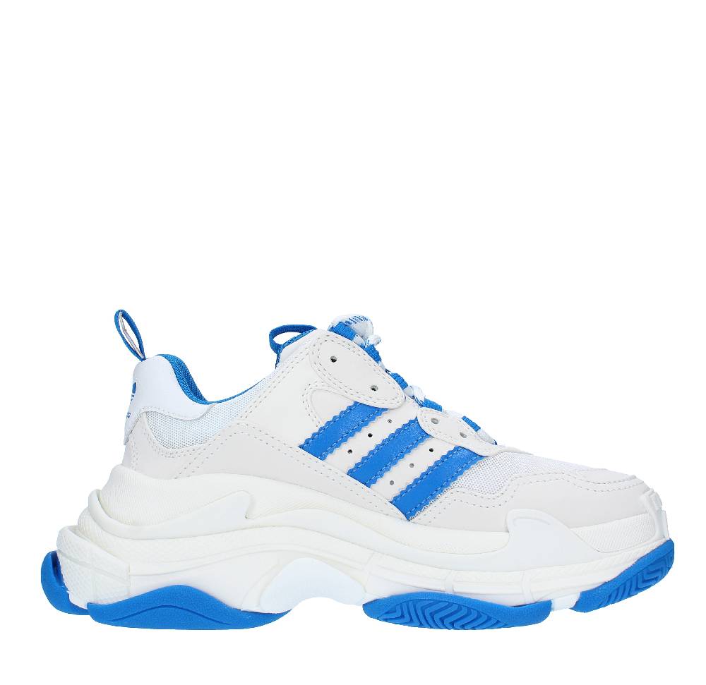 BALENCIAGA X ADIDAS Sneakers BALENCIAGA X ADIDAS TRIPLE S in doppia schiuma e mesh bianco e azzurro Bestseller