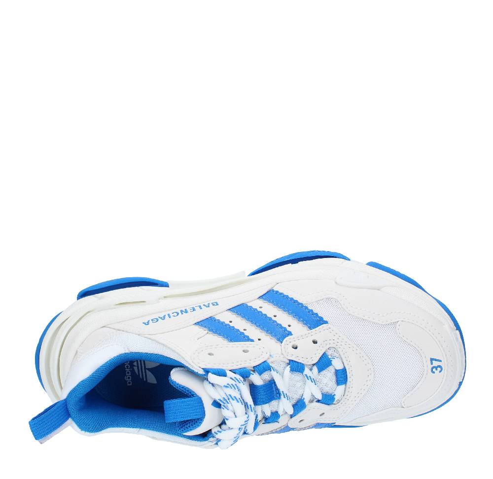 BALENCIAGA X ADIDAS Sneakers BALENCIAGA X ADIDAS TRIPLE S in doppia schiuma e mesh bianco e azzurro Bestseller