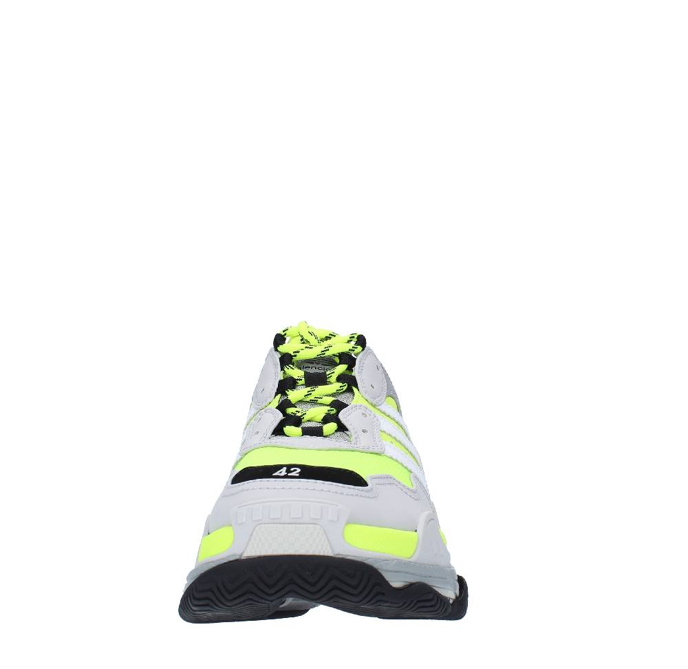 BALENCIAGA X ADIDAS Sneakers BALENCIAGA X ADIDAS TRIPLE S in doppia schiuma e mesh giallo neon, nero e grigio Offerte stagionali