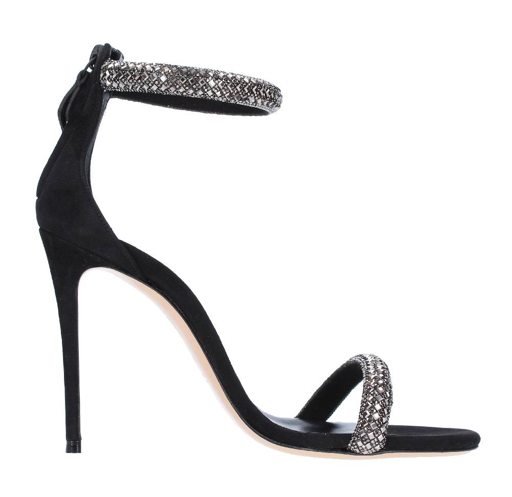 CASADEI Sandali CASEDEI SCARLET STRATOSPHERE in camoscio con decorazione di cristalli Offerte giornaliere