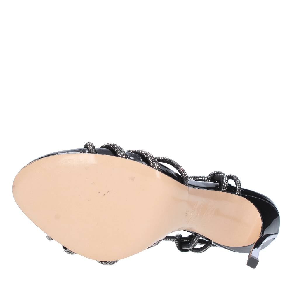 CASADEI Sandali plateau in vernice blade C+C Rilascio limitato