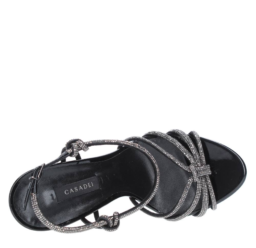 CASADEI Sandali plateau in vernice blade C+C Rilascio limitato