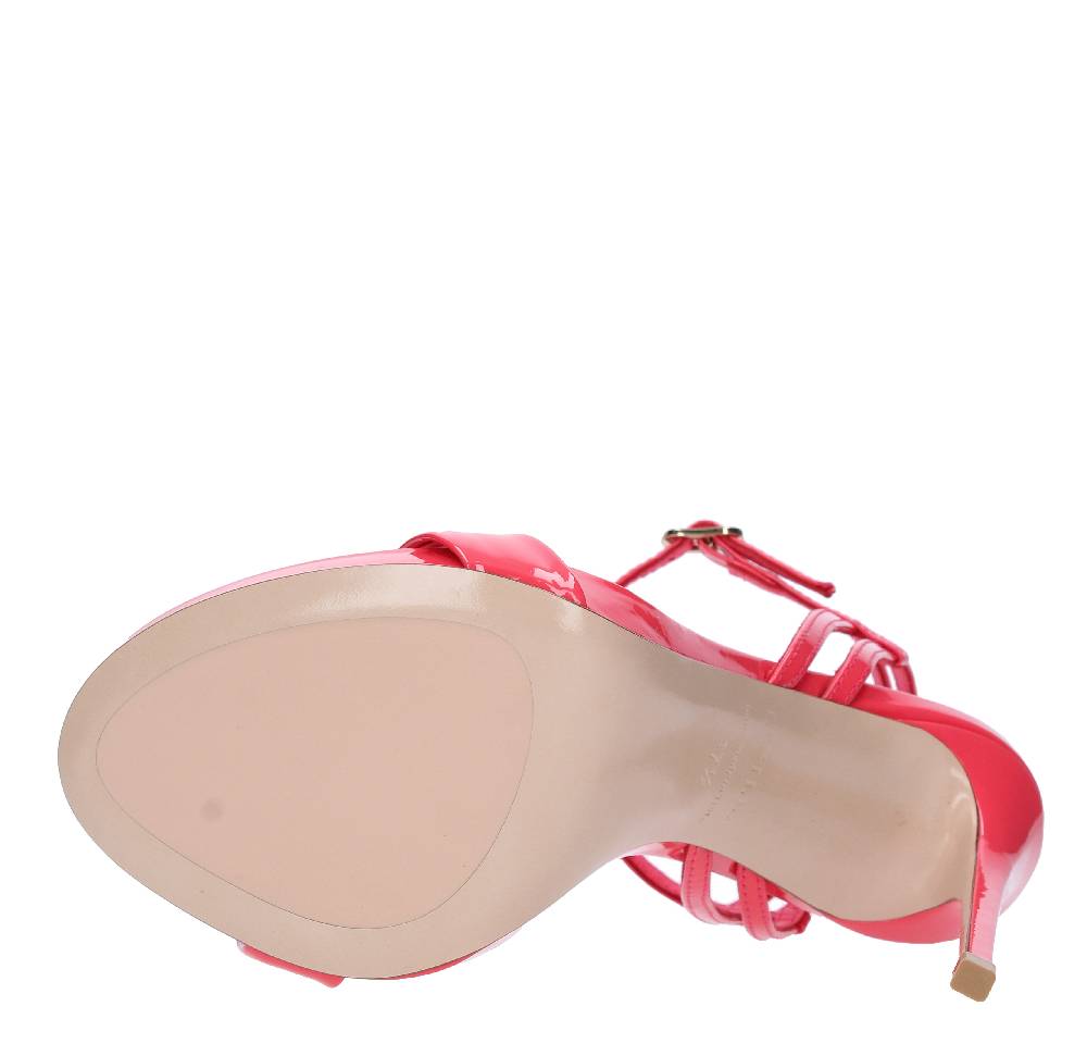 LE SILLA Sandali Gwen in pelle lucida Latest stili