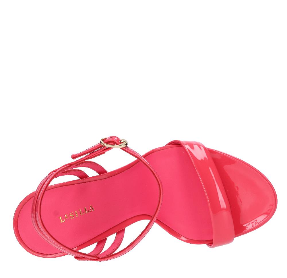 LE SILLA Sandali Gwen in pelle lucida Latest stili