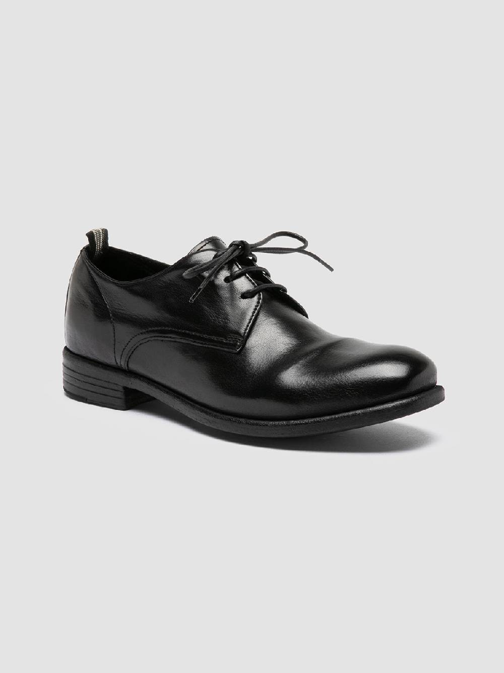 ﻿Officine Creative CALIXTE 064 Scarpe Derby in Pelle Nera In Vendita