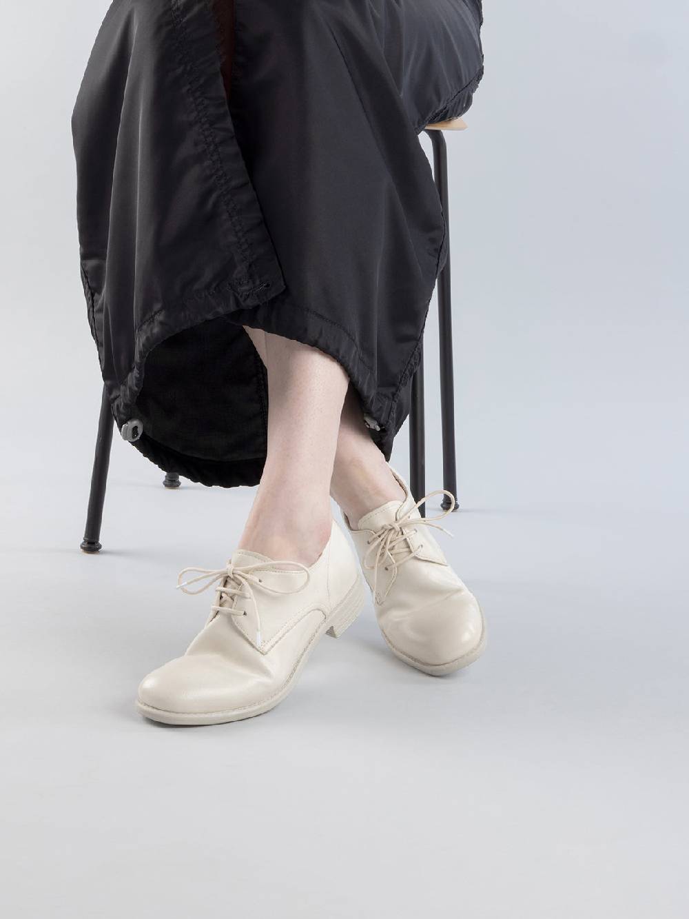 ﻿Officine Creative CALIXTE 064 Scarpe Derby in Pelle Nera In Vendita