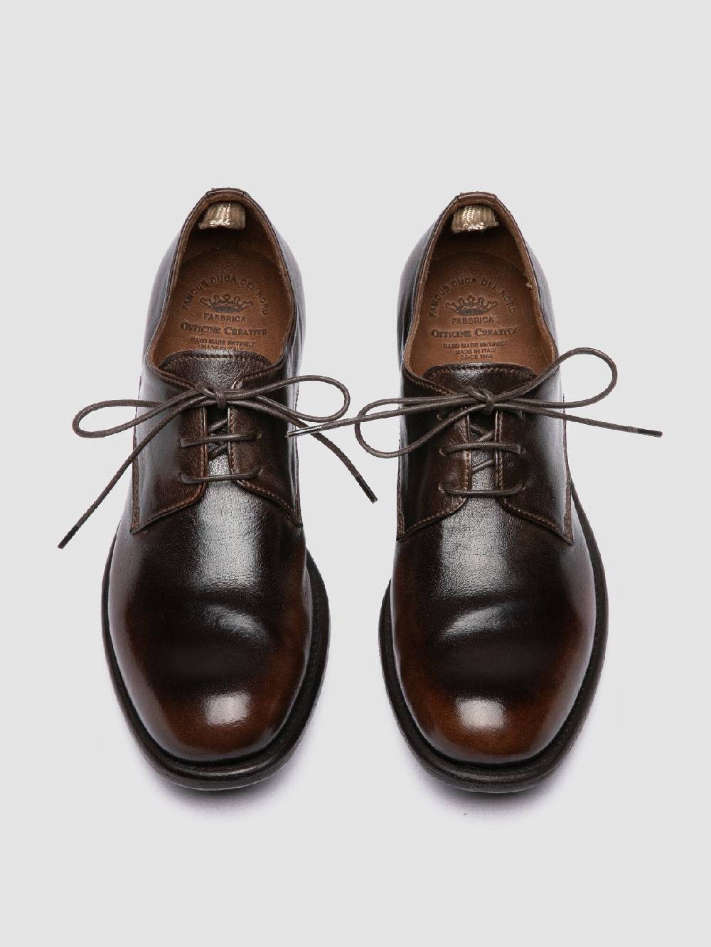 Officine Creative CALIXTE 068 Derby in Pelle Marrone Hotsell