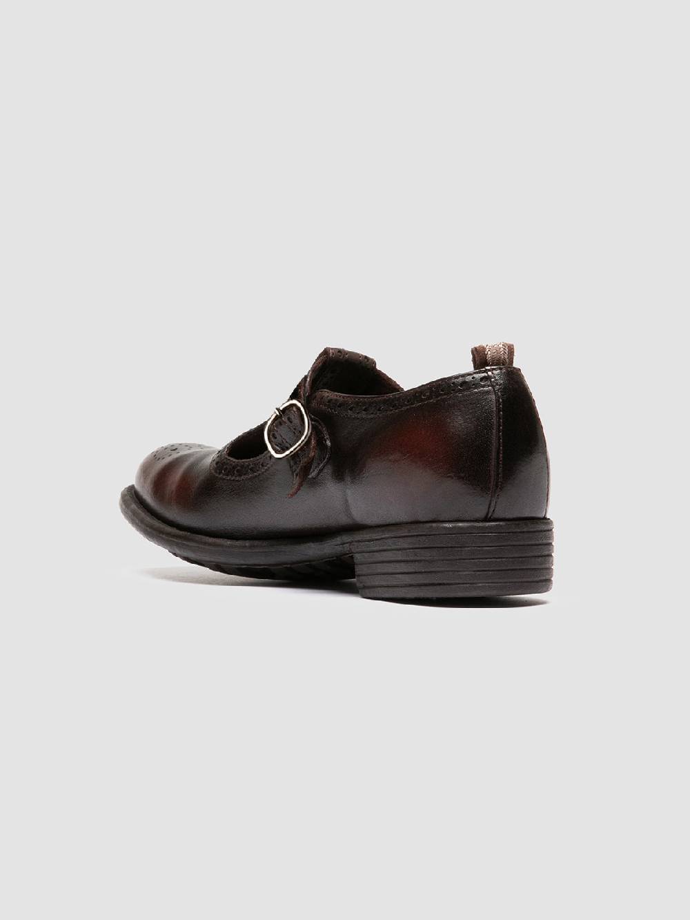 Officine Creative CALIXTE 071 Sandali T-Bar in Pelle Marrone Vendita Economica