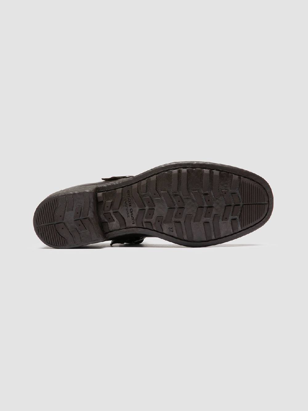 Officine Creative CALIXTE 071 Sandali T-Bar in Pelle Marrone Vendita Economica