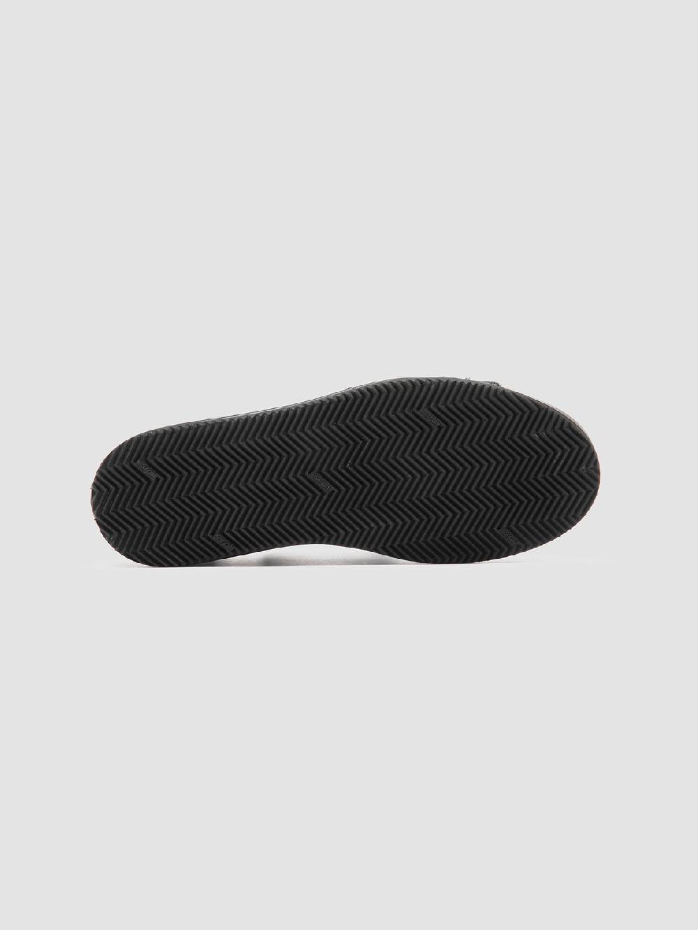 Officine Creative EASY 101 Sneakers Basse in Pelle Nera Pezzi Unici