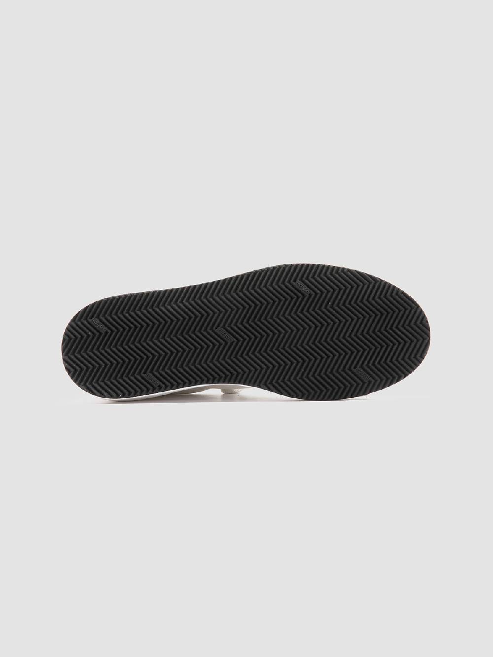 Officine Creative EASY 101 Sneakers Basse in Pelle Bianca In Saldo