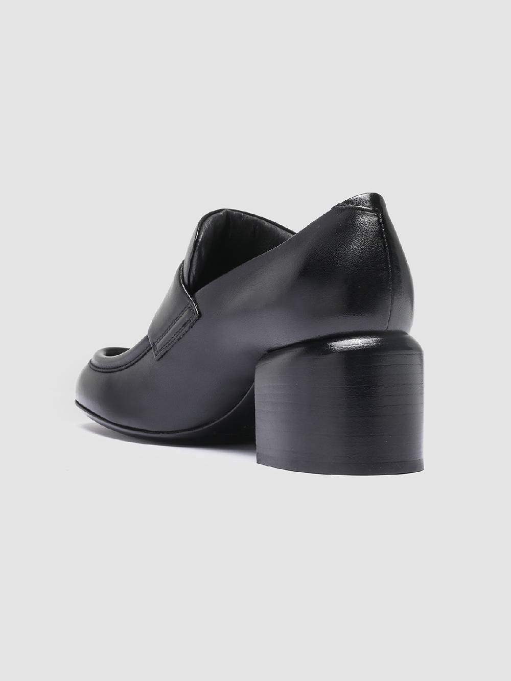 Officine Creative ETHEL 001 Mocassini Penny in Pelle Nera Moda